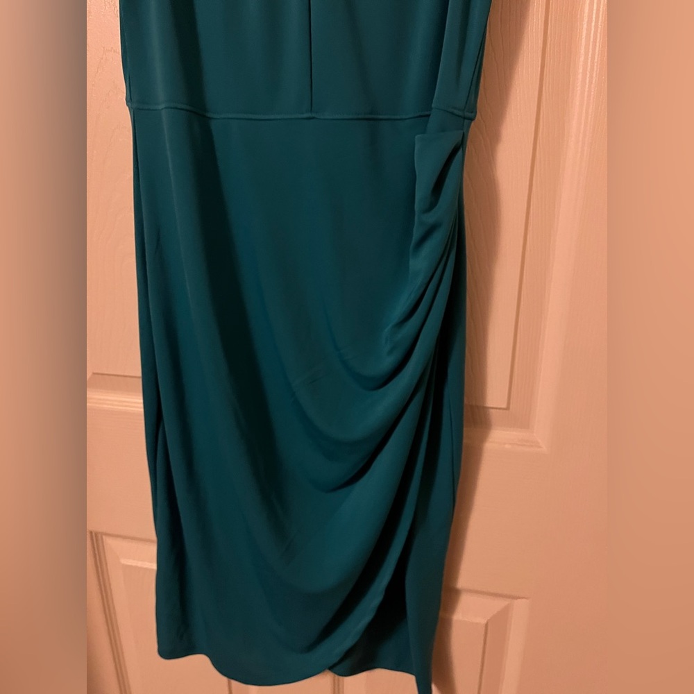 Lark & Ro Teal Midi Dress - Picture 7 of 7